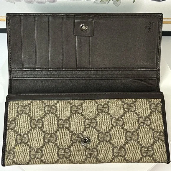 GUCCI Sherry Line Monogram Continental Wallet 😍❤️ - Picture 10 of 17